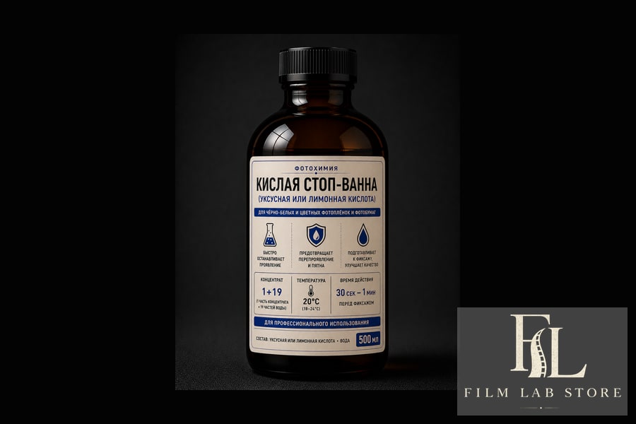 Acid Stop Bath (Acetic or Citric Acid)
